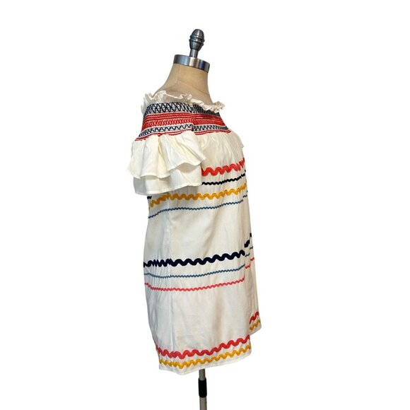 Red Carter Women's Marilyn Dress Ivory Multi Medium - Picture 4 of 7